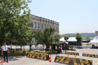 Les discussions doivent avoir lieu au palais Ciragan à Istanbul. KEYSTONE/EPA/TOLGA BOZOGLU